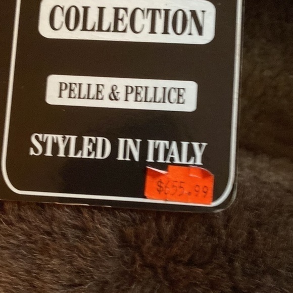 Unisex Suede leather winter coat super warm brown color coat collection - Picture 7 of 10